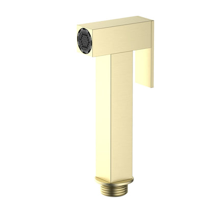 HB04 brushed gold square brass handheld bidet sprayer