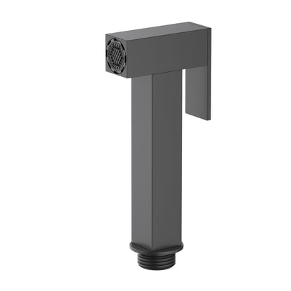 HB04 matte black square brass handheld bidet sprayer