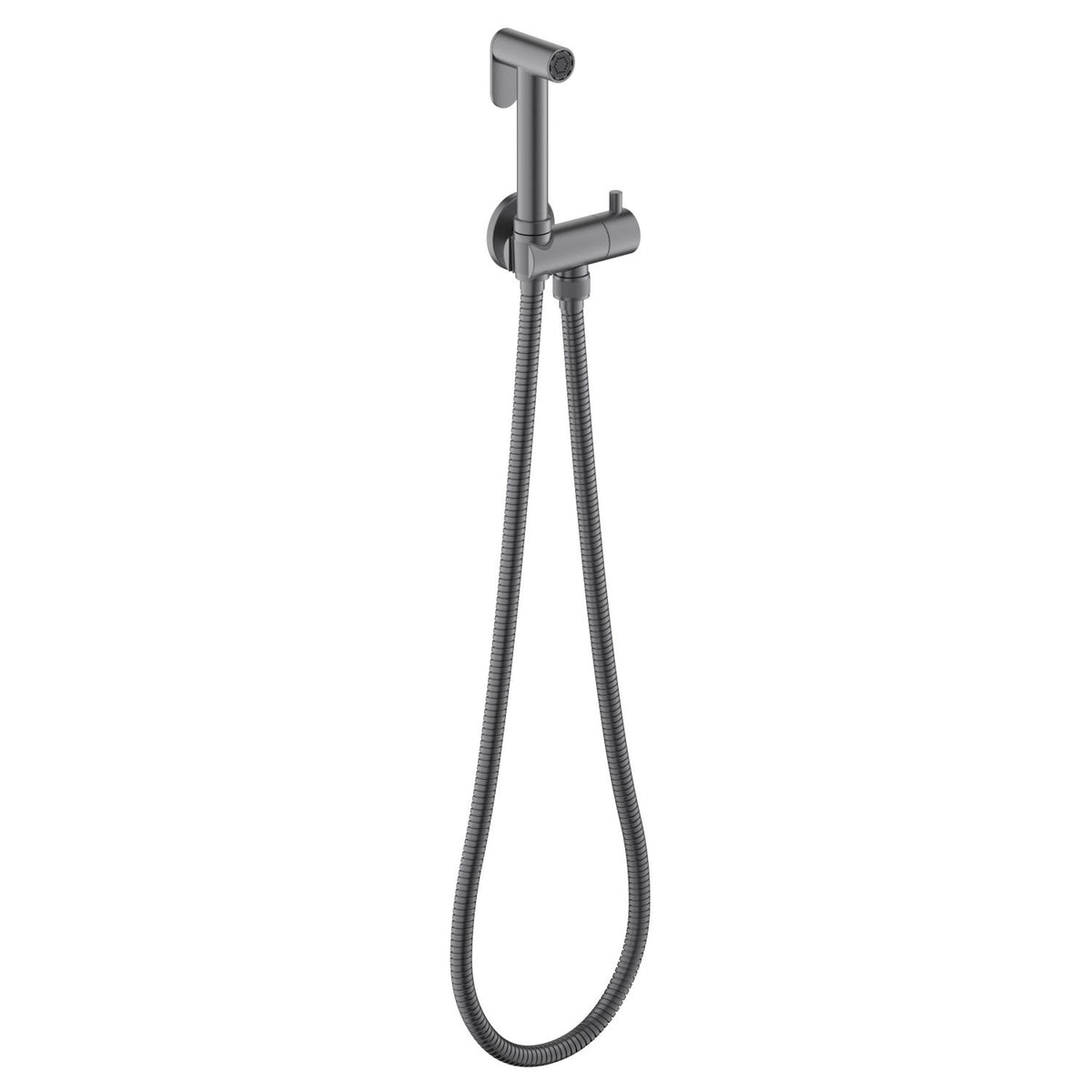 Aquavit HB09001 brushed gunmetal solid brass wall-mounted hand bidet spray set