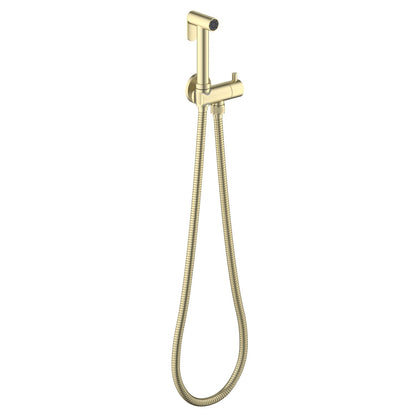 Aquavit HB09001 brushed gold spot free solid brass wall-mounted hand bidet spray set