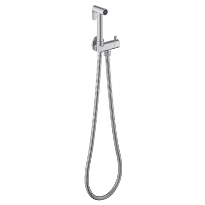 Aquavit HB09001 brushed nickel solid brass wall-mounted hand bidet spray set