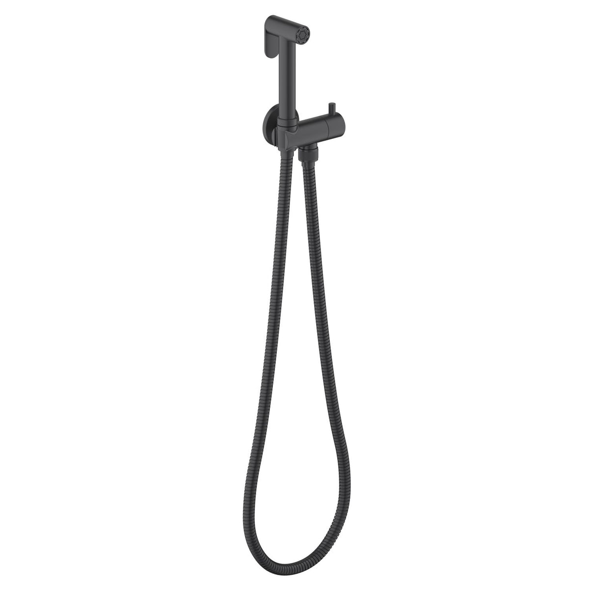 Aquavit HB09001 matte black solid brass wall-mounted hand bidet spray set