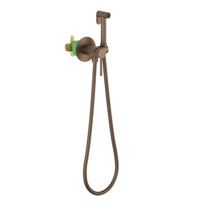 Aquavit HB09601 brushed Bronze concealed solid brass hand bidet spray set