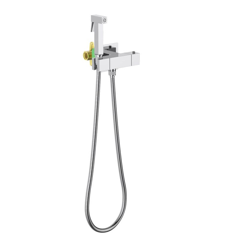 Wall concealed thermostatic hand bidet set HB6002