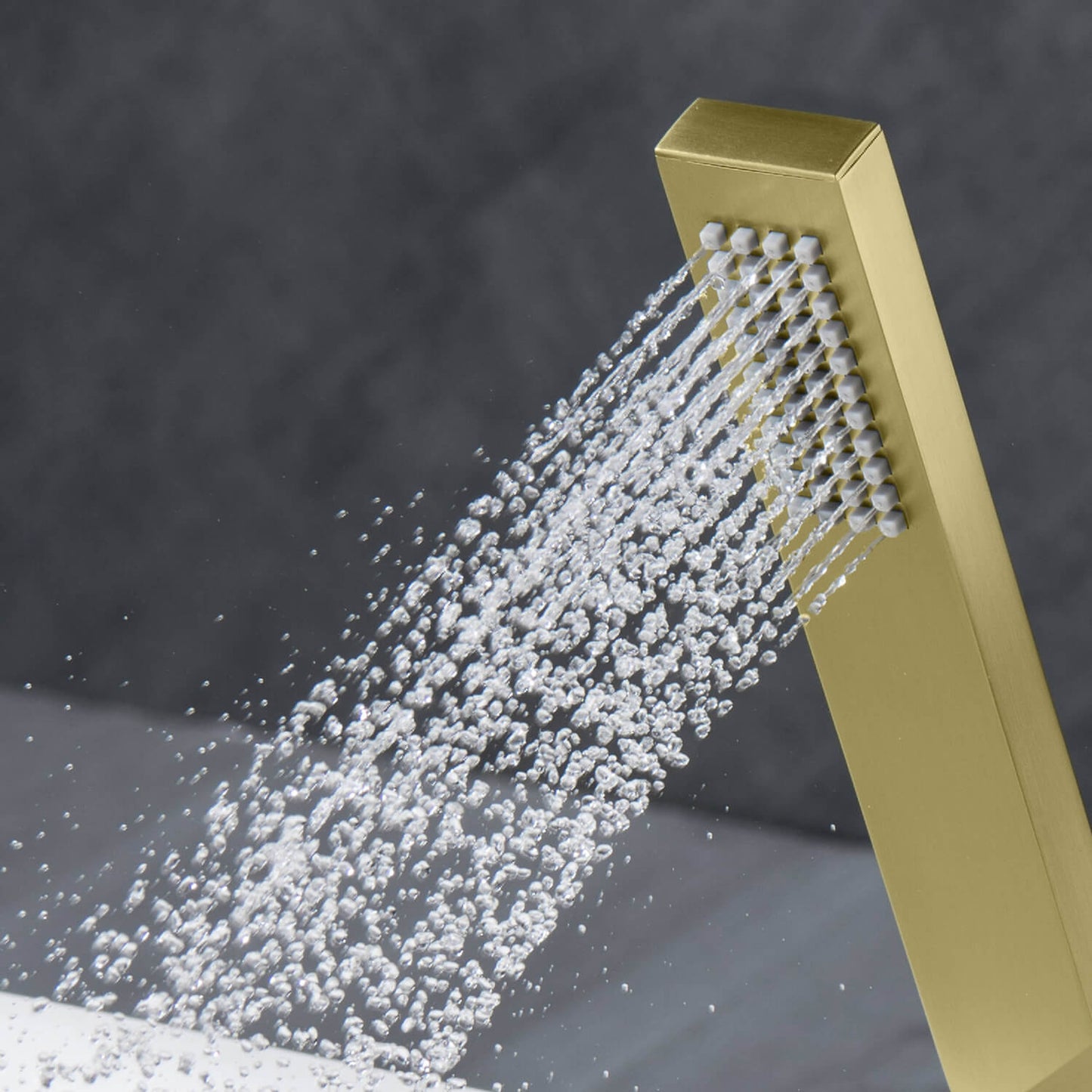 Brass square hand shower 1 way HS1005