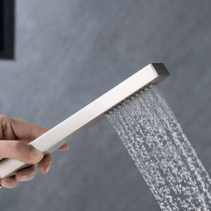 Brass square hand shower 1 way HS1005