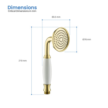 Brass antique hand shower HS1007