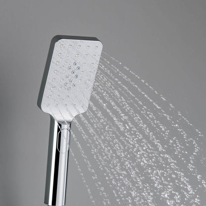 Square ABS hand shower 3 way HS2007