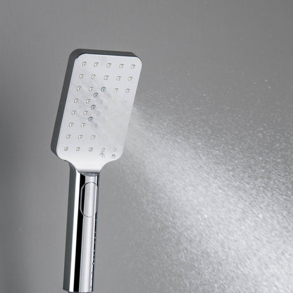 Square ABS hand shower 3 way HS2007