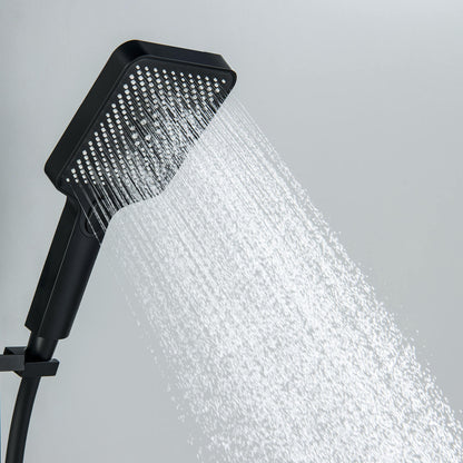 Square ABS hand shower Silicone nozzles with 3-way HS2010