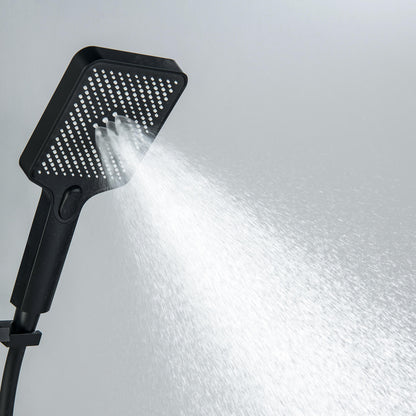 Square ABS hand shower Silicone nozzles with 3-way HS2010
