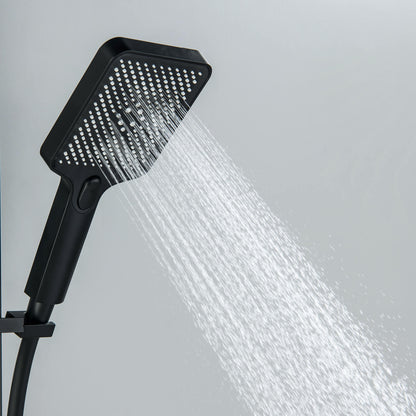 Square ABS hand shower Silicone nozzles with 3-way HS2010