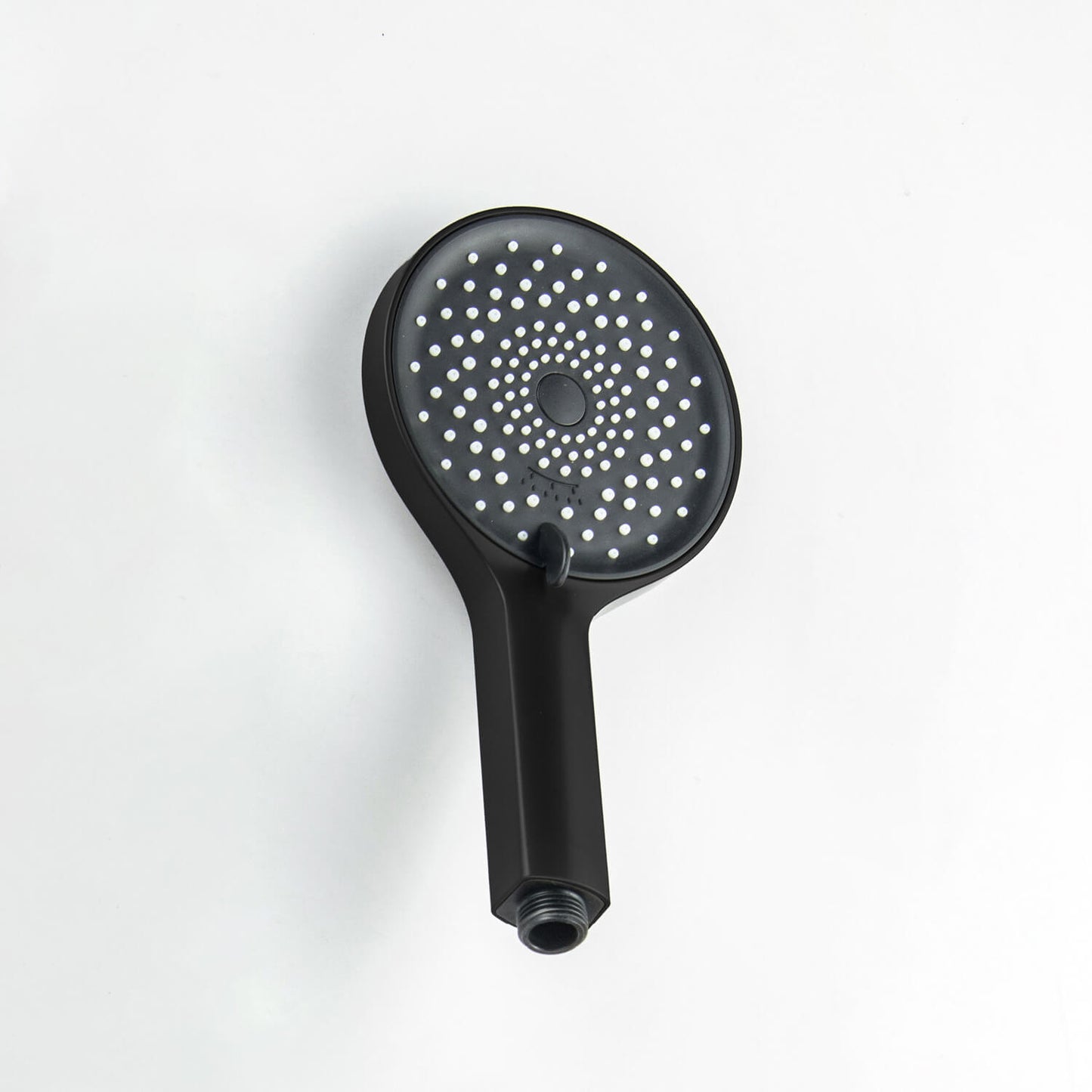 HS2019 Matte Black ABS hand shower close up