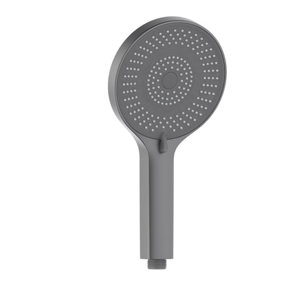 HS2020 brushed gunmetal round ABS 3-function hand shower