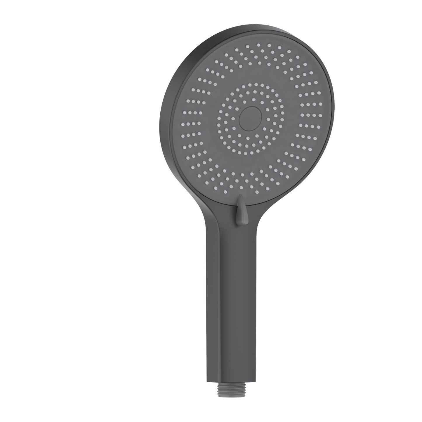 HS2020 matte black round ABS 3-function hand shower