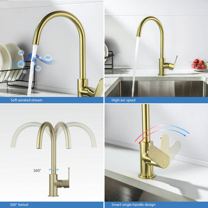 Tender Single handle kitchen faucet KF04001