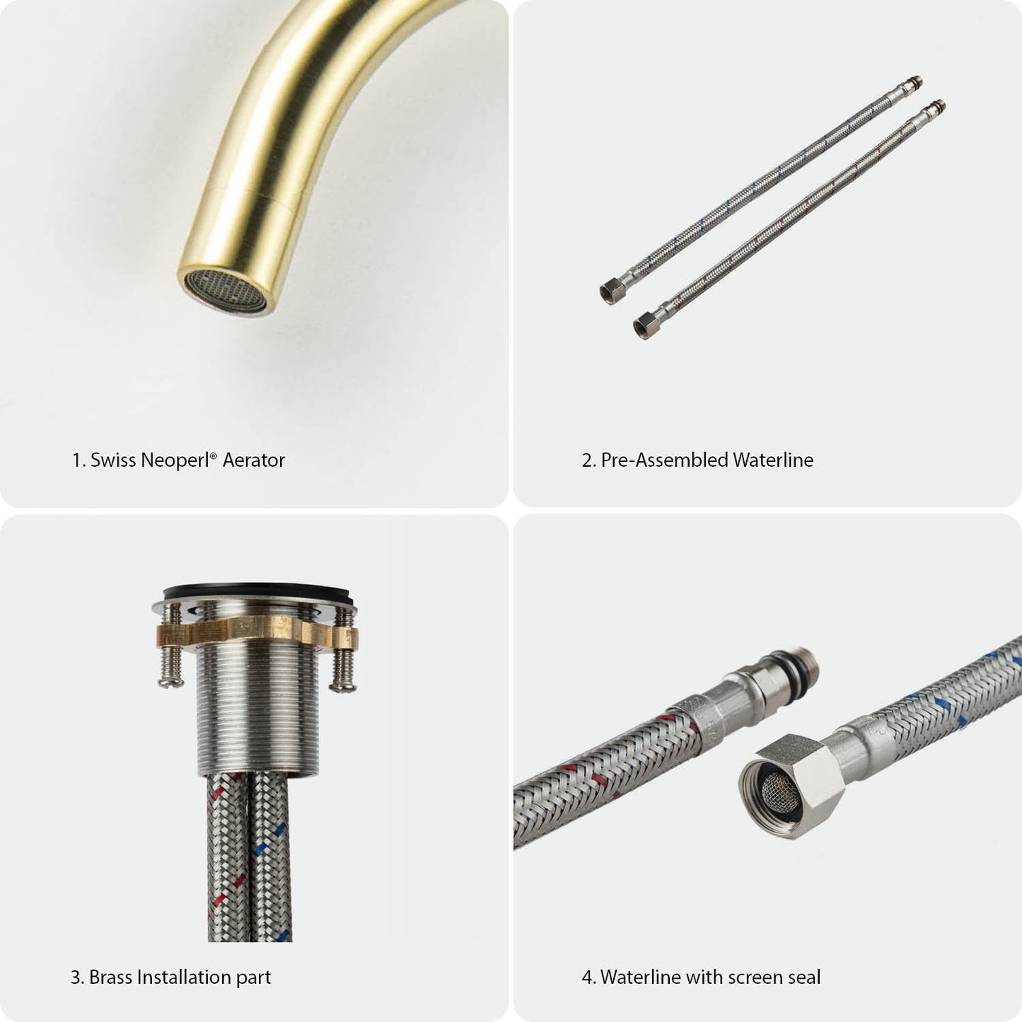 Tender Single handle kitchen faucet KF04001
