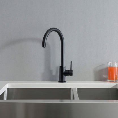 Modern Single Handle Kitchen Faucet with 360° Swivel Spout for Easy Use KF10001