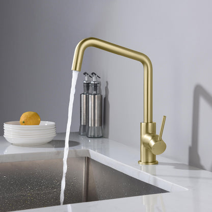 Durable Single Lever Kitchen Faucet for Easy Control KF10004