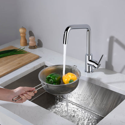 Durable Single Lever Kitchen Faucet for Easy Control KF10004