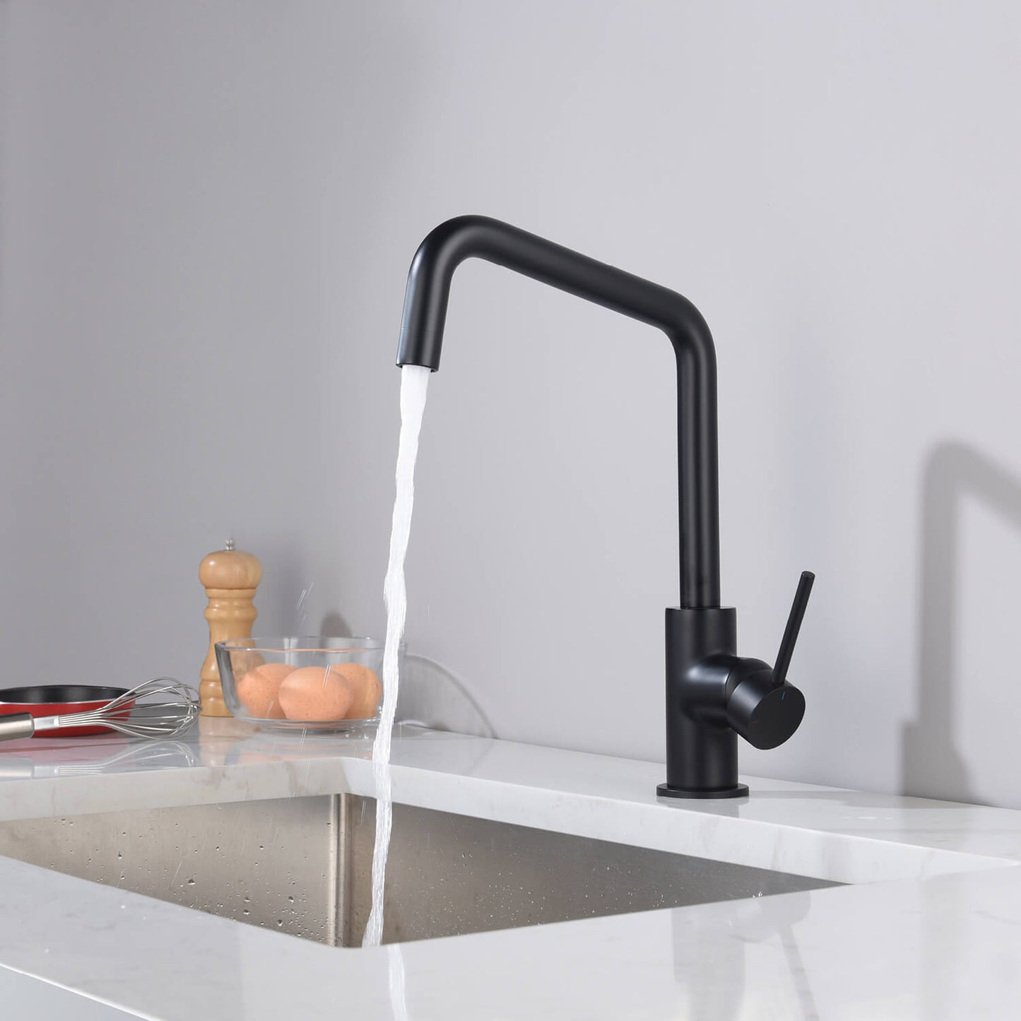Durable Single Lever Kitchen Faucet for Easy Control KF10004