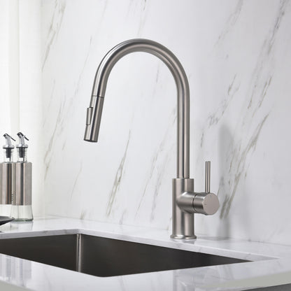 Pull-Down Kitchen Faucet with Dual-Function Spray Head KF10101