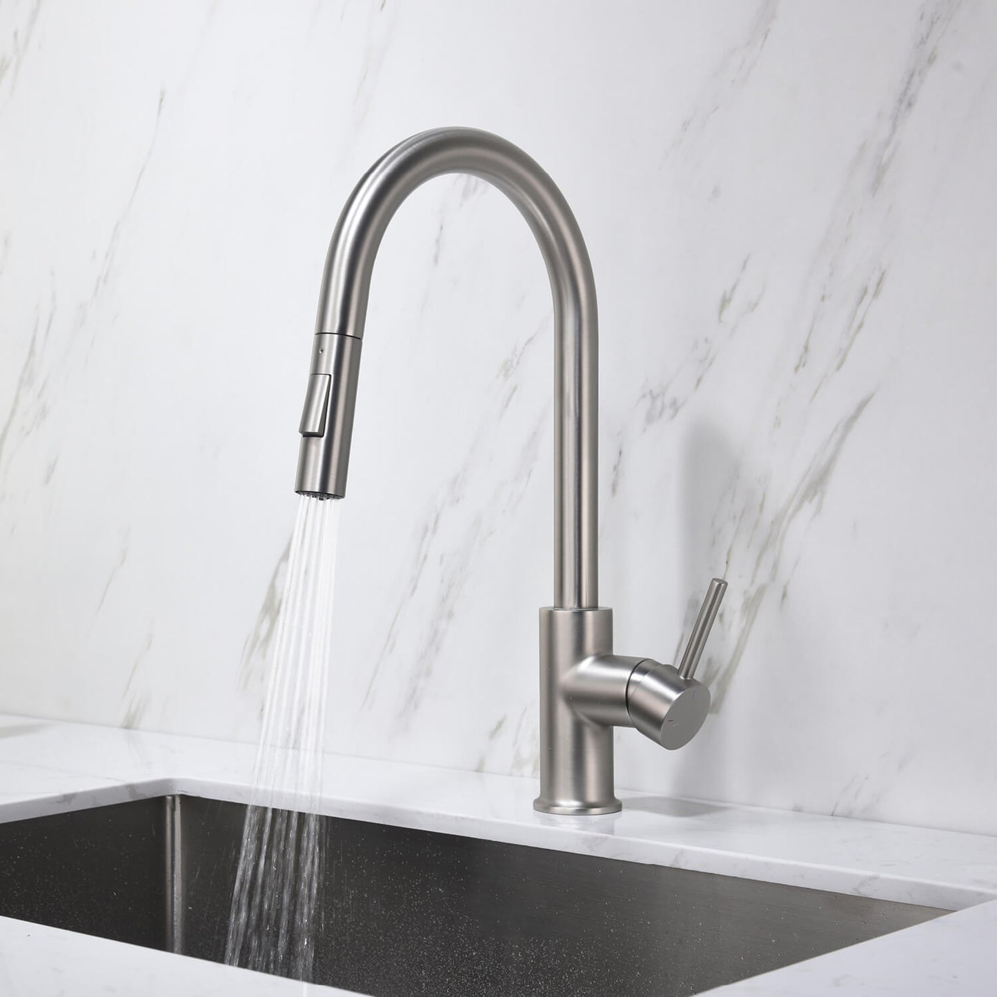 Pull-Down Kitchen Faucet with Dual-Function Spray Head KF10101