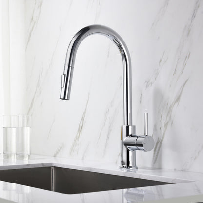 Pull-Down Kitchen Faucet with Dual-Function Spray Head KF10101