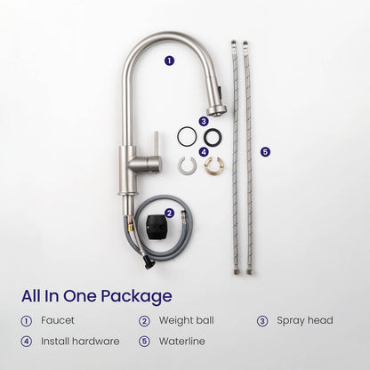 Durable Pull-Down Faucet for Kitchens KF10102