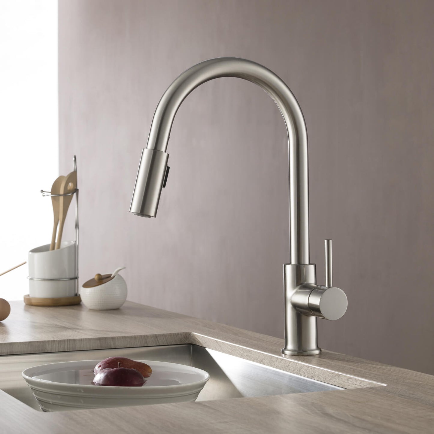 Energy-Efficient Kitchen Faucet with Cold Start Technology KF10103