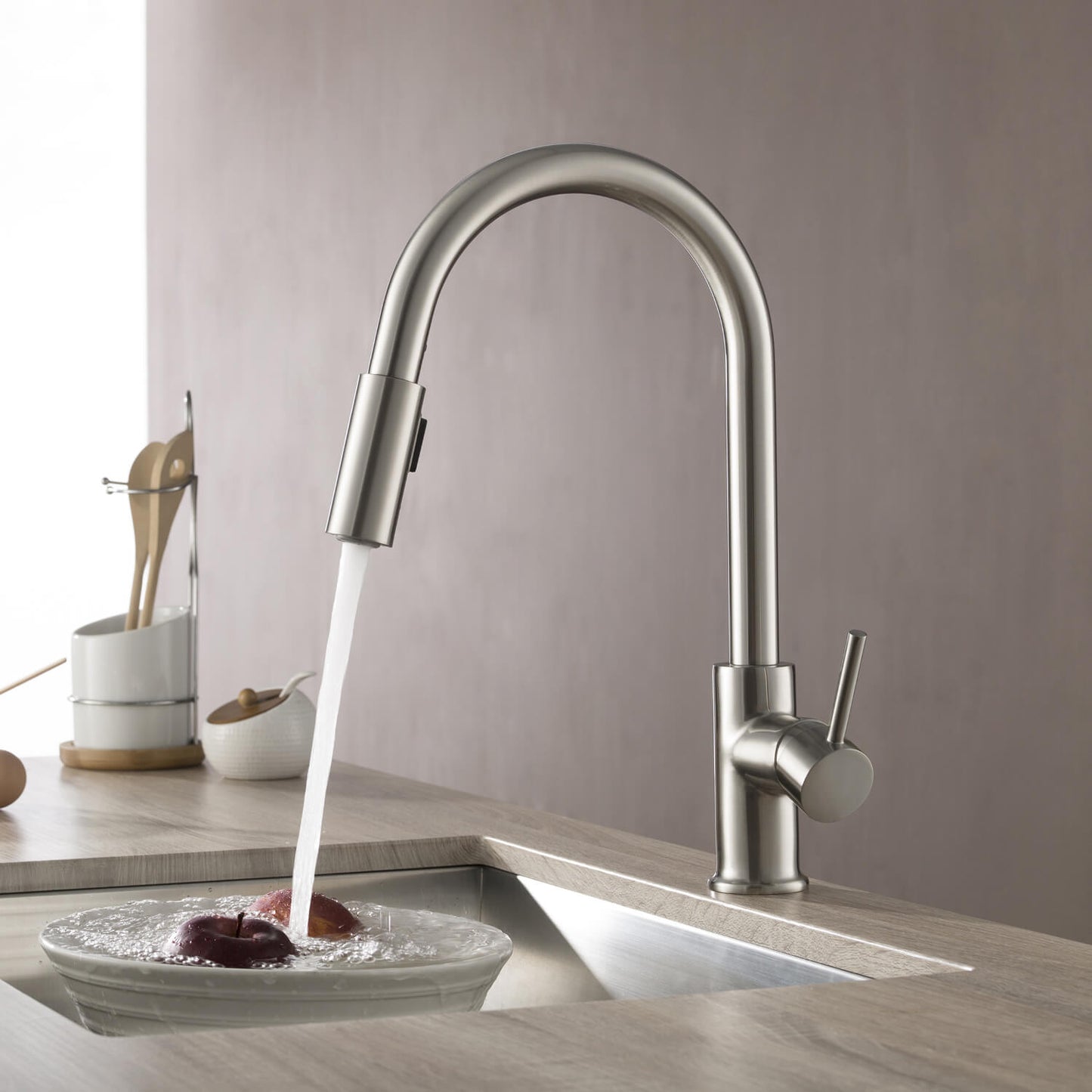 Energy-Efficient Kitchen Faucet with Cold Start Technology KF10103