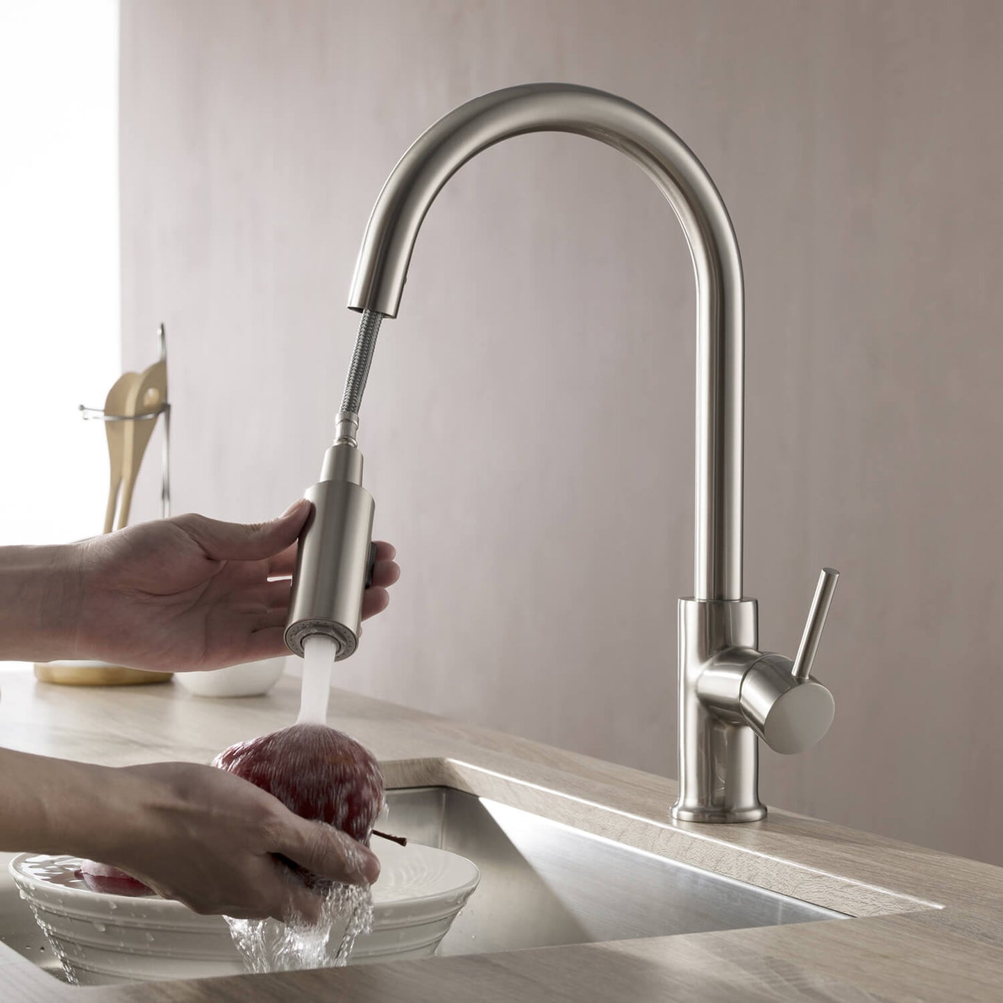 Energy-Efficient Kitchen Faucet with Cold Start Technology KF10103