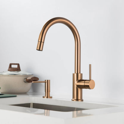 Pull-Down Kitchen Faucet with 1-Function Stream Head KF10107