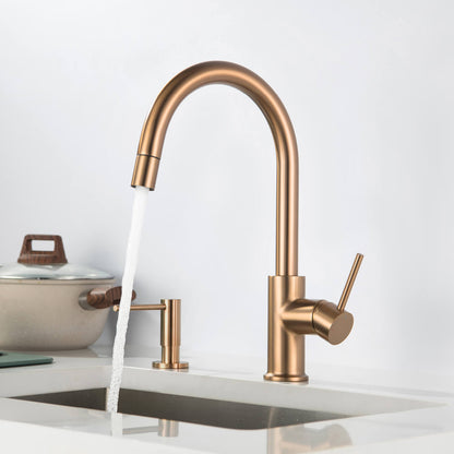Pull-Down Kitchen Faucet with 1-Function Stream Head KF10107