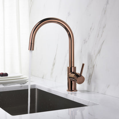 Pull-Down Kitchen Faucet with 1-Function Stream Head KF10107