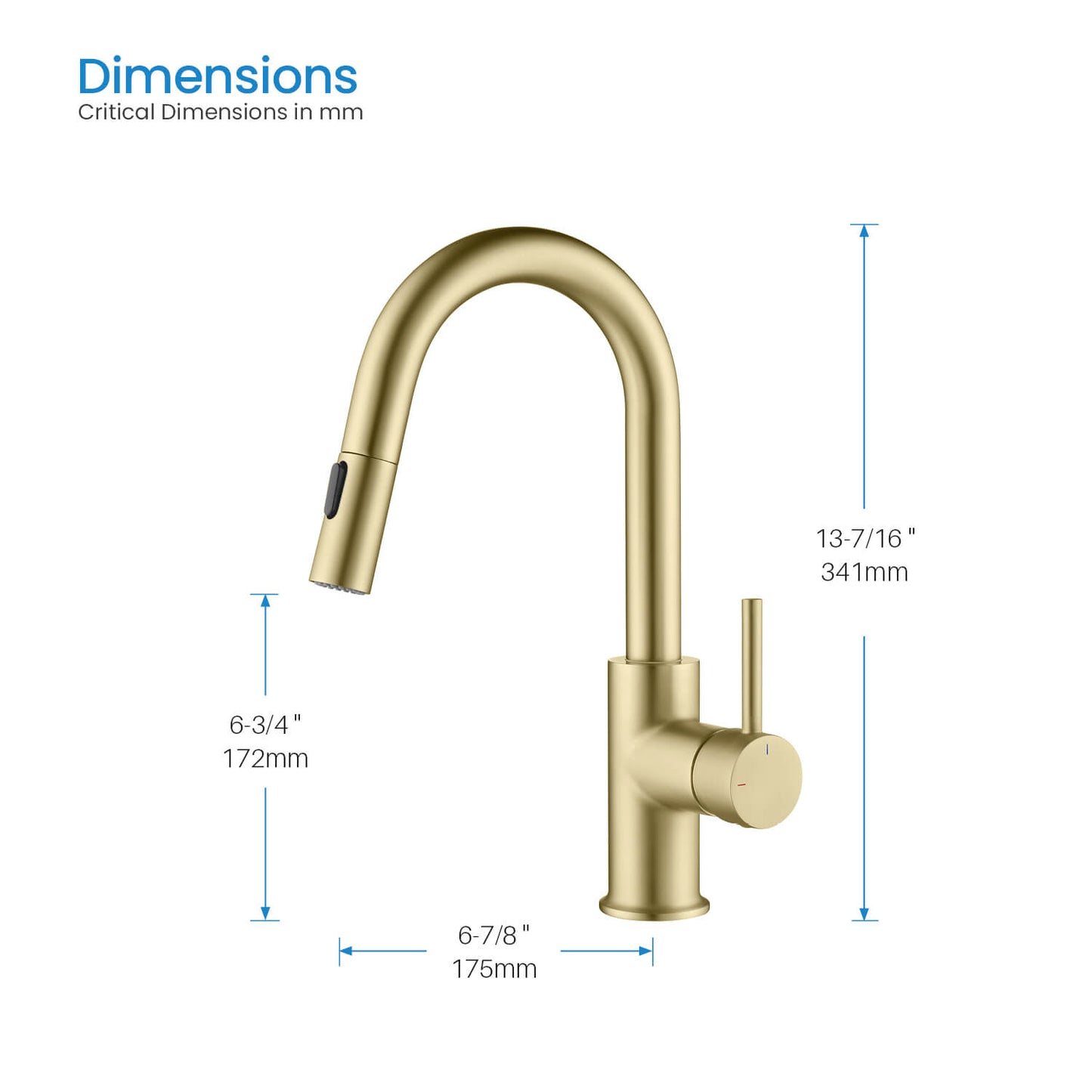 High-Quality Kitchen Faucet with Stream and Spray Modes KF10108