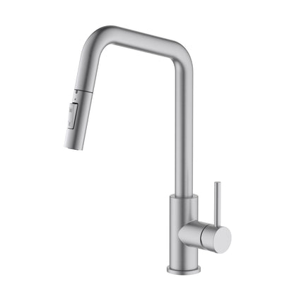 SUS304 Kitchen Faucet with  pull down spray head KF10110