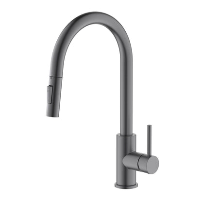 SUS304 Kitchen Faucet with Pull-Down Spray Head KF10117