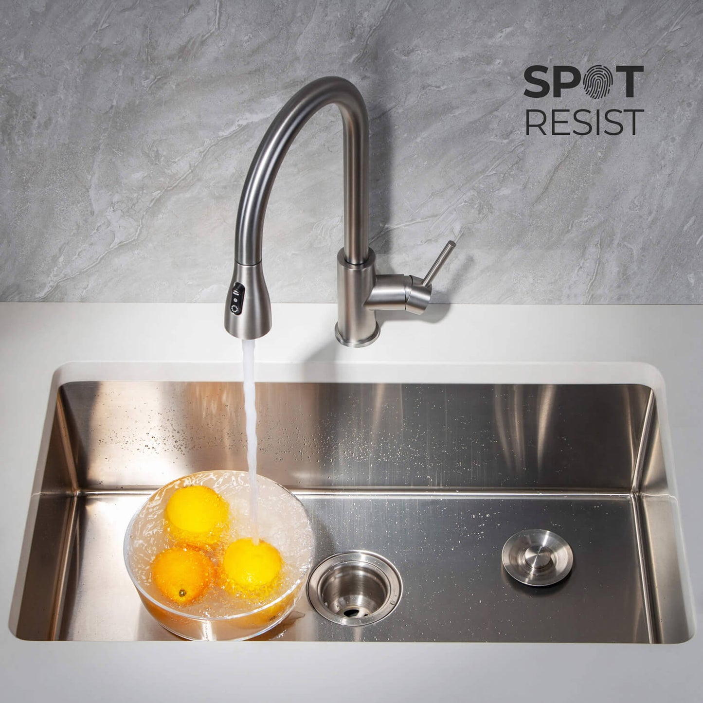 Pull-Down Kitchen Faucet with 3-Way Spray Head KF10125