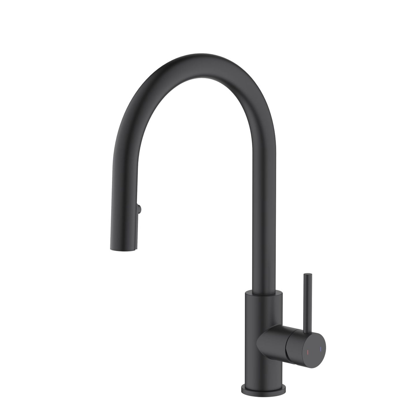 Single handle pull down kitchen faucet with hidden 2 way head shower KF10127