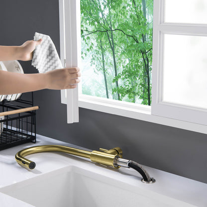 Foldable Kitchen Faucet for Under-Window Installation KF10129