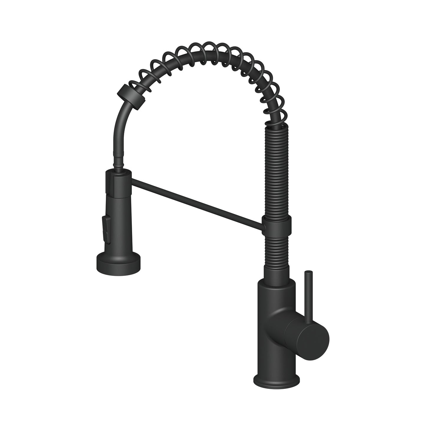Aquavit Single handle pull down kitchen faucet with spring KF10202