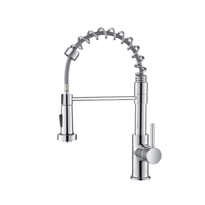 Aquavit Single handle commercial design pull down kitchen faucet KF10205