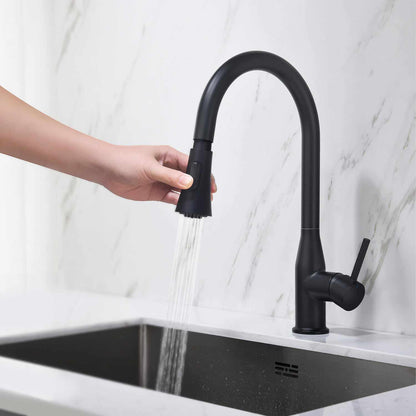 Aquavit Taper Single hole pull down kitchen faucet KF11101