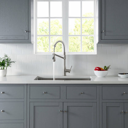 Aquavit Taper Commercial-Style Kitchen Faucet with 2-Way Spray Head KF11201