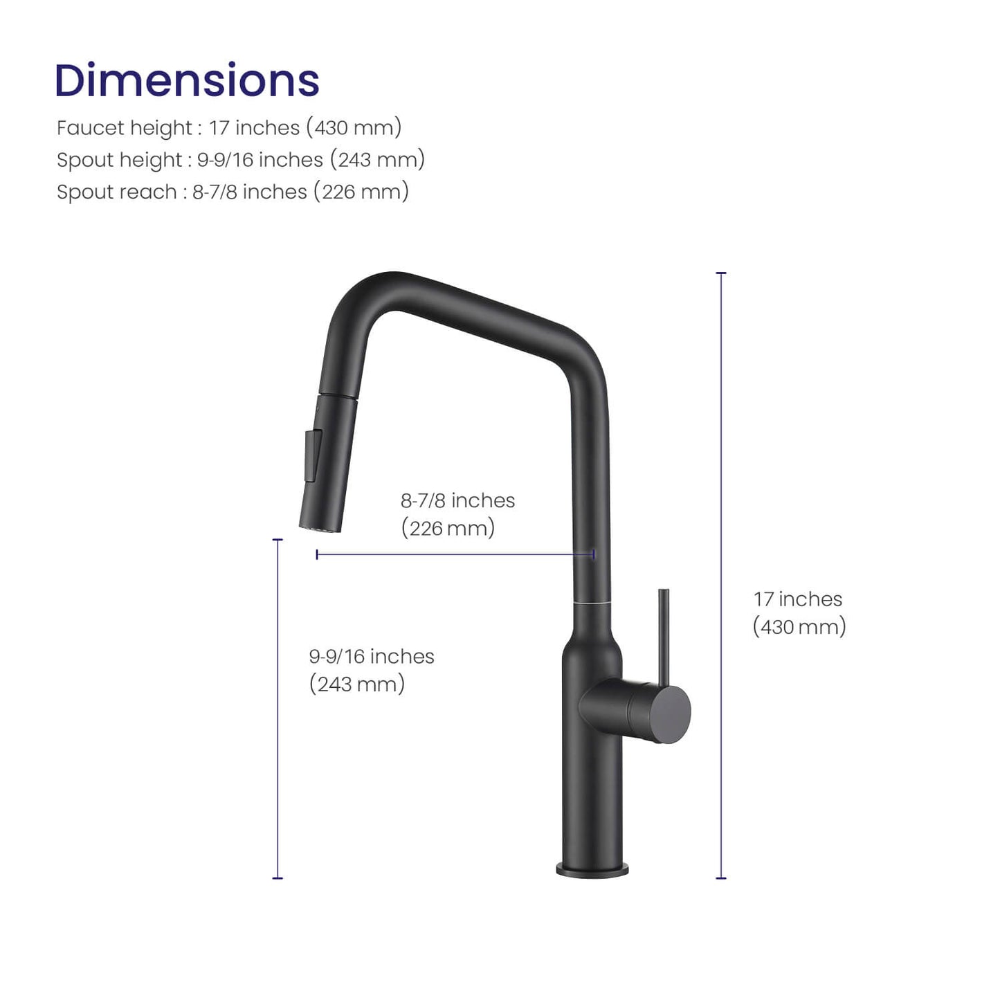 Modern Kitchen Faucet with 360° Swivel Spout and Artistic Vase Design KF12102