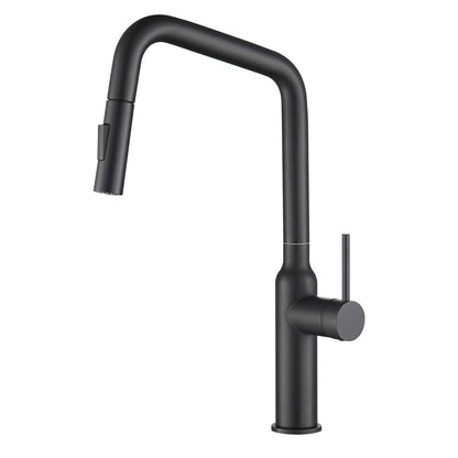 Modern Kitchen Faucet with 360° Swivel Spout and Artistic Vase Design KF12102