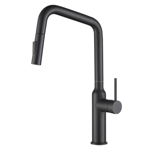 Modern Kitchen Faucet with 360° Swivel Spout and Artistic Vase Design KF12102