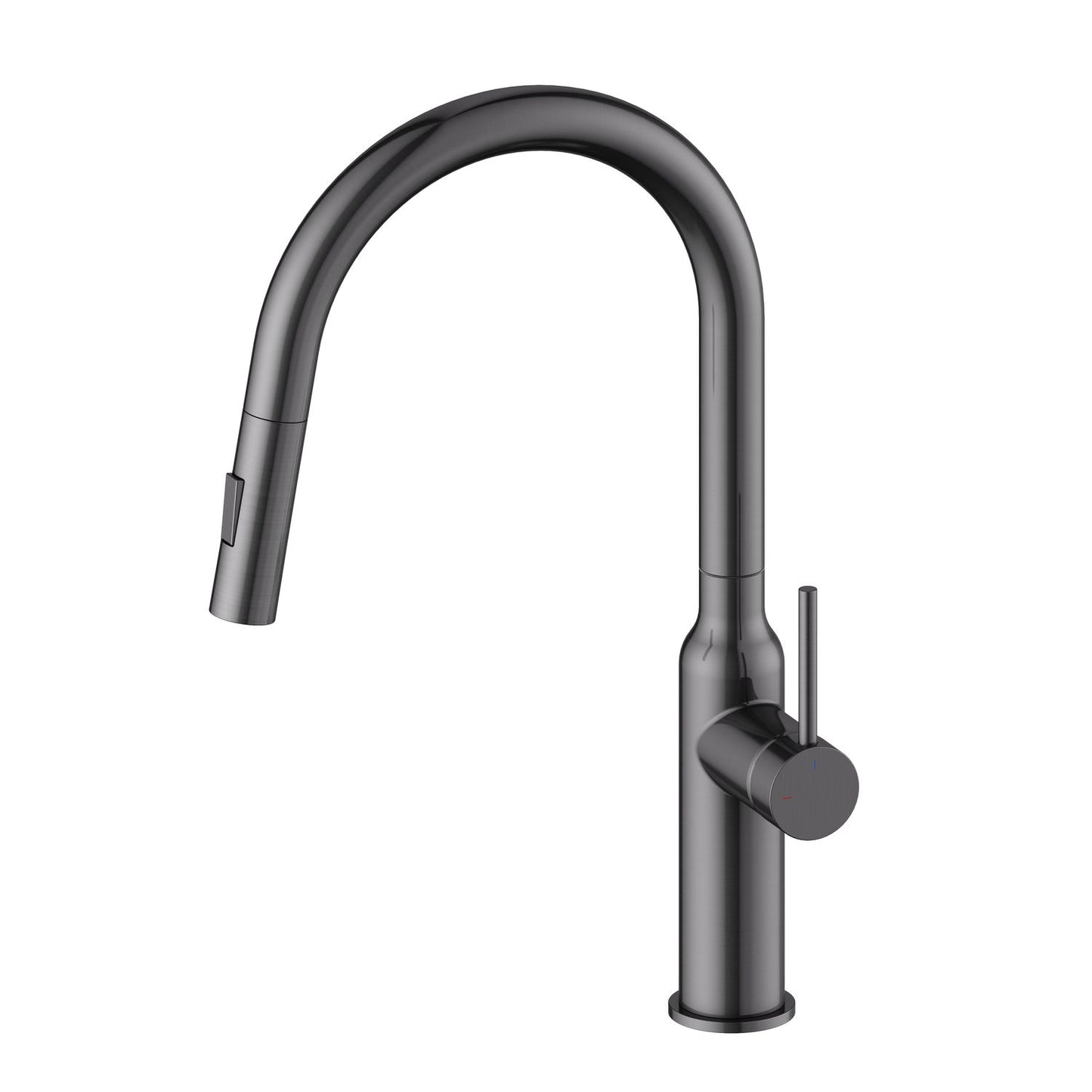 Elegant Vase-Inspired Kitchen Faucet with Dual-Function Magnetic Spray Head KF12104