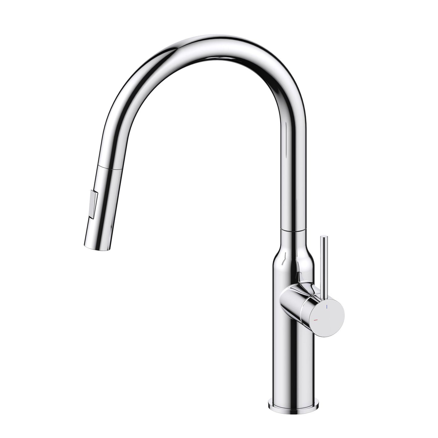 Elegant Vase-Inspired Kitchen Faucet with Dual-Function Magnetic Spray Head KF12104